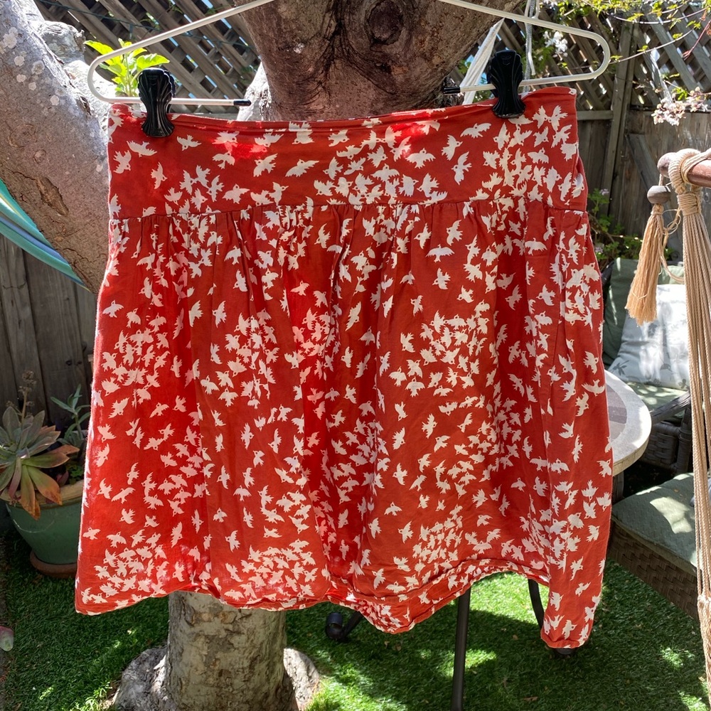Bird Pattern Skirt - Picture 4 of 5